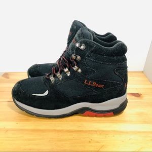 LL Bean Women 8 Black Hiking/Winter Boots Insulate